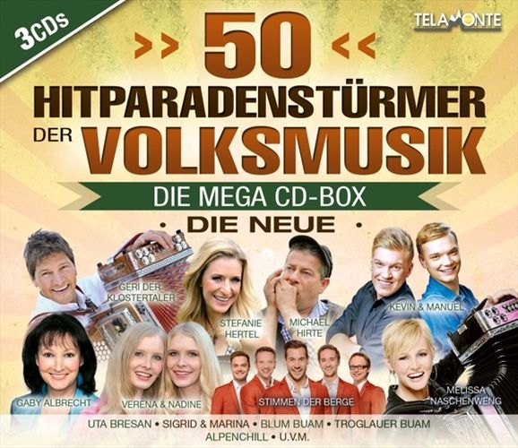 Image of 50 Hitparadenstürmer der Volksmusik-Die MegaCD-Box