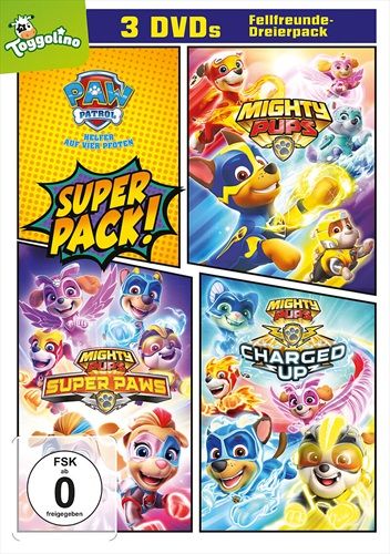 Image of Paw Patrol - Mighty Pups 3er Pack D