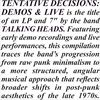 Tentative-Decisions-Demos-Live-56-Vinyl