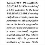 Tentative-Decisions-Demos-Live-6-CD